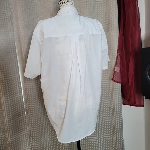 Vintage Witt's End White Embroidered Button Down Top - Size Large - Picture 3 of 10